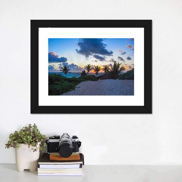 God Of Winds Temple Canvas Wall Art-1 Piece-Framed Print-20" x 16"-Tiaracle