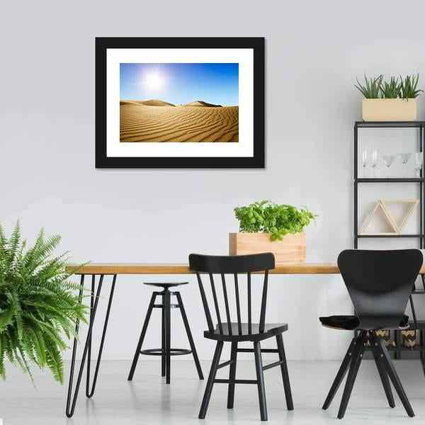Gold Desert Canvas Wall Art-3 Horizontal-Gallery Wrap-25" x 16"-Tiaracle