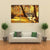 Gold Fall In Park Canvas Wall Art-3 Horizontal-Gallery Wrap-37" x 24"-Tiaracle