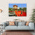 Gold Pavilion In Chinese Garden Canvas Wall Art-1 Piece-Gallery Wrap-36" x 24"-Tiaracle