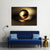 Gold Sphere Canvas Wall Art-4 Horizontal-Gallery Wrap-34" x 24"-Tiaracle