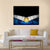 Golden Bitcoin On Front Canvas Wall Art-5 Horizontal-Gallery Wrap-22" x 12"-Tiaracle