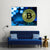 Golden Bitcoin On Keyboard Canvas Wall Art-4 Horizontal-Gallery Wrap-34" x 24"-Tiaracle