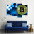 Golden Bitcoin On Keyboard Canvas Wall Art-1 Piece-Gallery Wrap-48" x 32"-Tiaracle