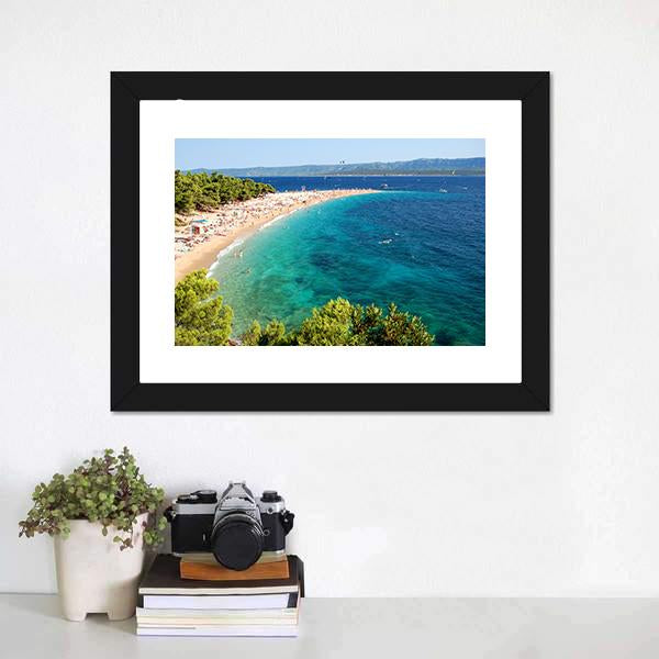 Golden Cape Croatia Canvas Wall Art-1 Piece-Framed Print-20" x 16"-Tiaracle