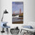 Golden Gate Bridge With Waves Vertical Canvas Wall Art-3 Vertical-Gallery Wrap-12" x 25"-Tiaracle