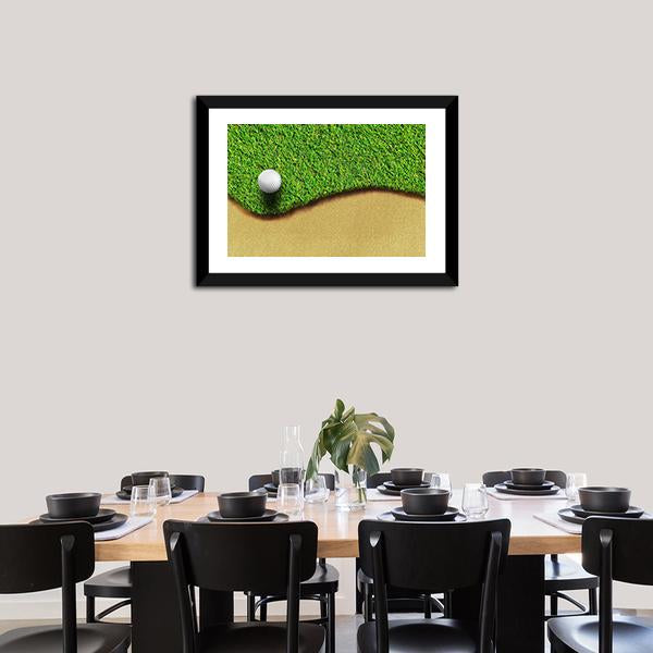 Golf Ball In Golf Courses Canvas Wall Art-3 Horizontal-Gallery Wrap-25&quot; x 16&quot;-Tiaracle