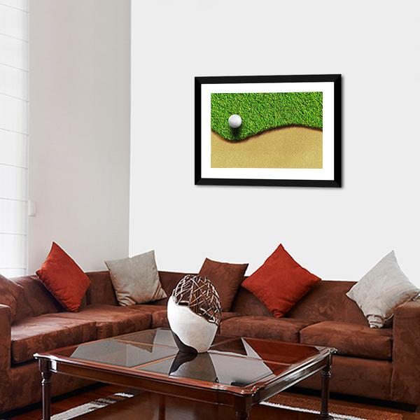 Golf Ball In Golf Courses Canvas Wall Art-3 Horizontal-Gallery Wrap-25&quot; x 16&quot;-Tiaracle