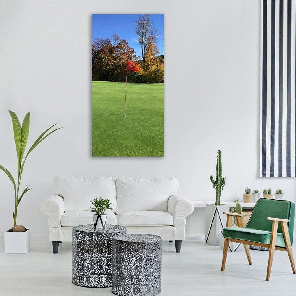 Golf Club Vertical Canvas Wall Art-3 Vertical-Gallery Wrap-12" x 25"-Tiaracle