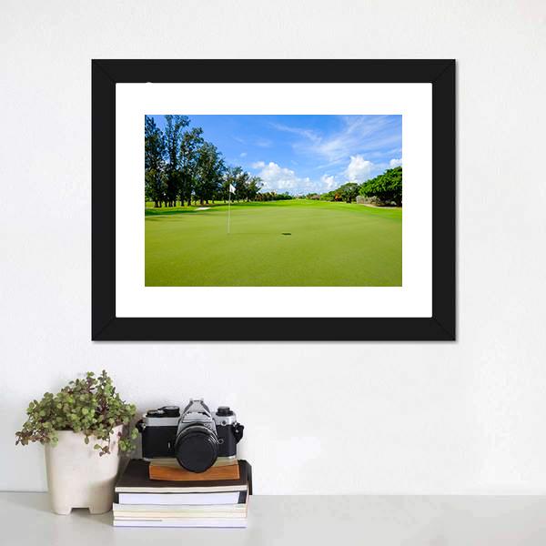 Golf Course Australia Canvas Wall Art-1 Piece-Framed Print-20&quot; x 16&quot;-Tiaracle