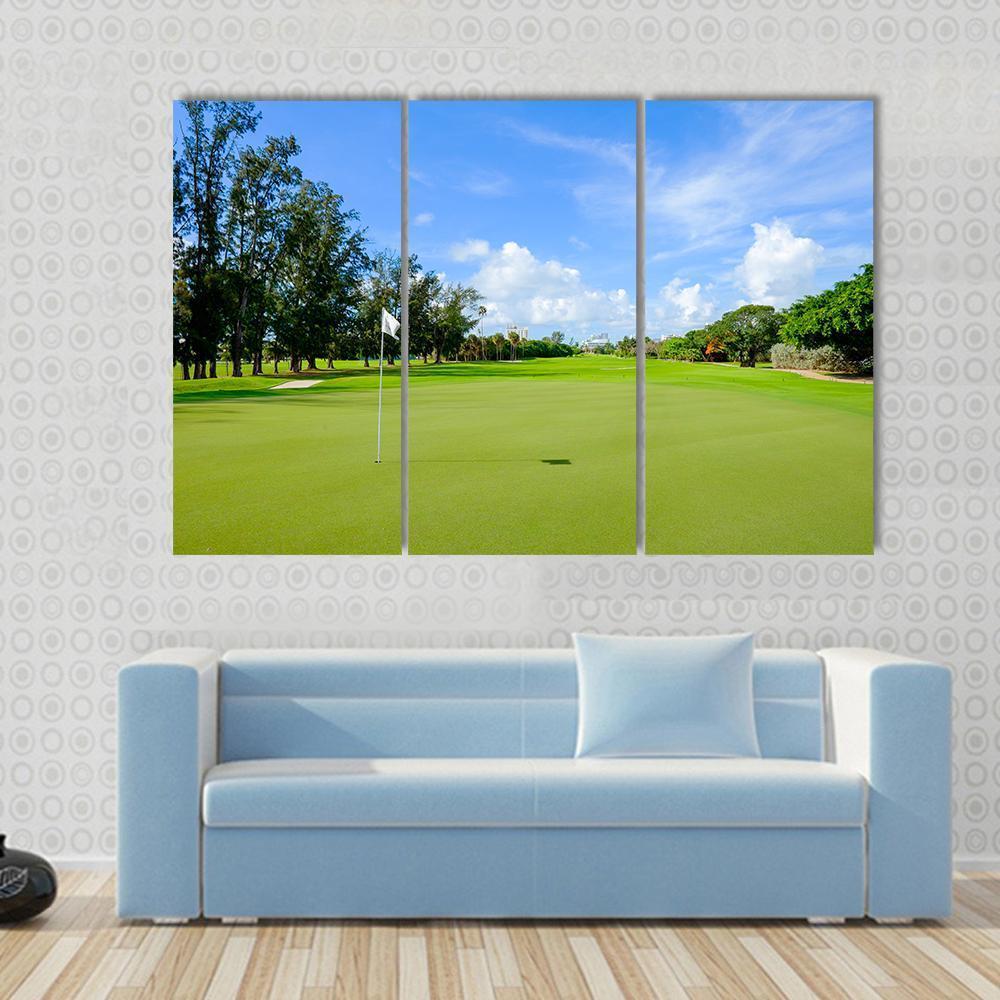 Golf Course Australia Canvas Wall Art-3 Horizontal-Gallery Wrap-37&quot; x 24&quot;-Tiaracle