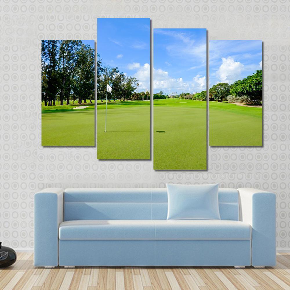 Golf Course Australia Canvas Wall Art-4 Pop-Gallery Wrap-50&quot; x 32&quot;-Tiaracle
