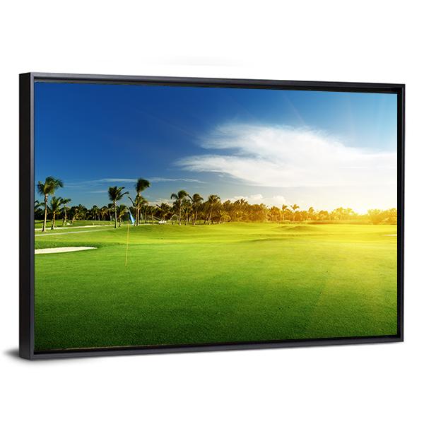 Golf Course Dominican Republic Canvas Wall Art-3 Horizontal-Gallery Wrap-25&quot; x 16&quot;-Tiaracle