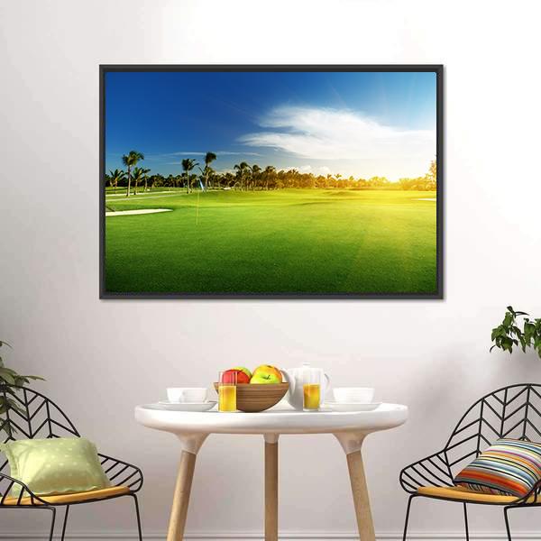 Golf Course Dominican Republic Canvas Wall Art-3 Horizontal-Gallery Wrap-25&quot; x 16&quot;-Tiaracle