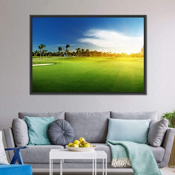 Golf Course Dominican Republic Canvas Wall Art-3 Horizontal-Gallery Wrap-25&quot; x 16&quot;-Tiaracle