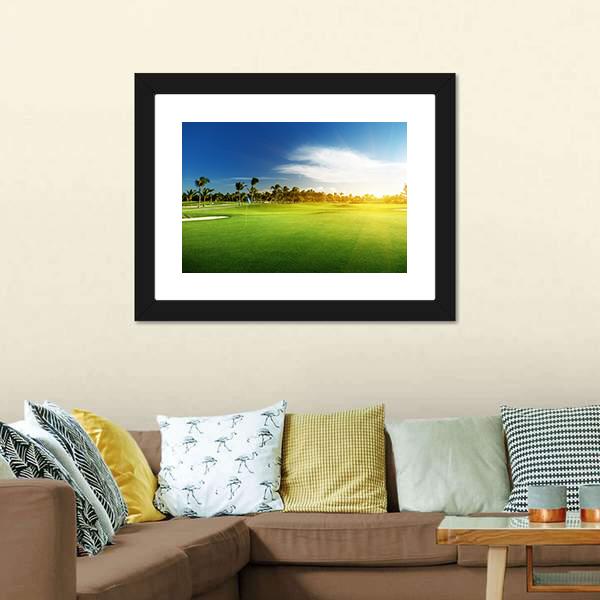 Golf Course Dominican Republic Canvas Wall Art-3 Horizontal-Gallery Wrap-25&quot; x 16&quot;-Tiaracle