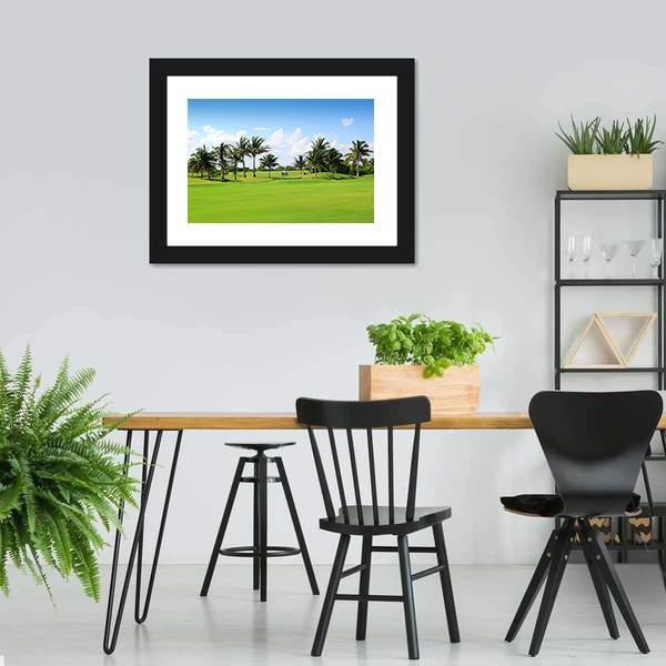 Golf Course In Mexico Canvas Wall Art-5 Horizontal-Gallery Wrap-22" x 12"-Tiaracle