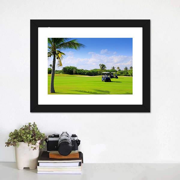 Golf Course Mexico Canvas Wall Art-1 Piece-Framed Print-20&quot; x 16&quot;-Tiaracle
