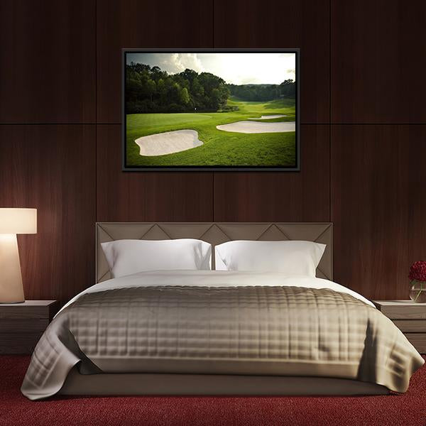 Golf Course Canvas Wall Art-3 Horizontal-Gallery Wrap-25&quot; x 16&quot;-Tiaracle