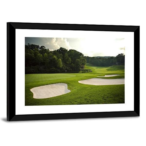 Golf Course Canvas Wall Art-3 Horizontal-Gallery Wrap-25&quot; x 16&quot;-Tiaracle