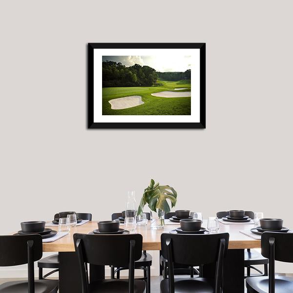 Golf Course Canvas Wall Art-3 Horizontal-Gallery Wrap-25&quot; x 16&quot;-Tiaracle