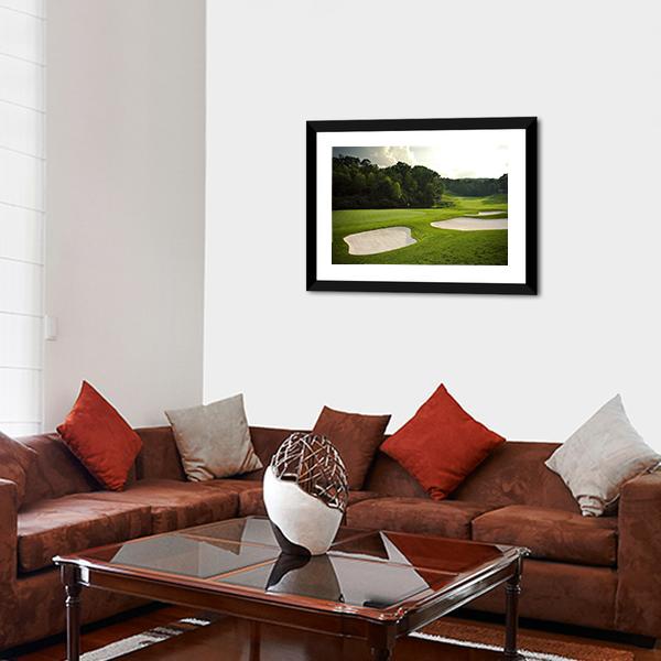 Golf Course Canvas Wall Art-3 Horizontal-Gallery Wrap-25&quot; x 16&quot;-Tiaracle