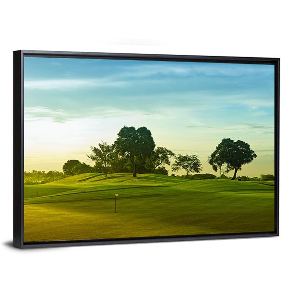 Golf Course Philippines Canvas Wall Art-3 Horizontal-Gallery Wrap-25&quot; x 16&quot;-Tiaracle