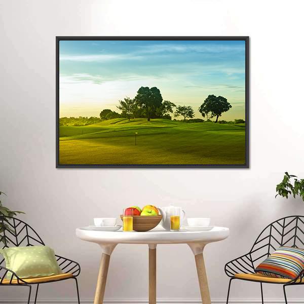 Golf Course Philippines Canvas Wall Art-3 Horizontal-Gallery Wrap-25&quot; x 16&quot;-Tiaracle