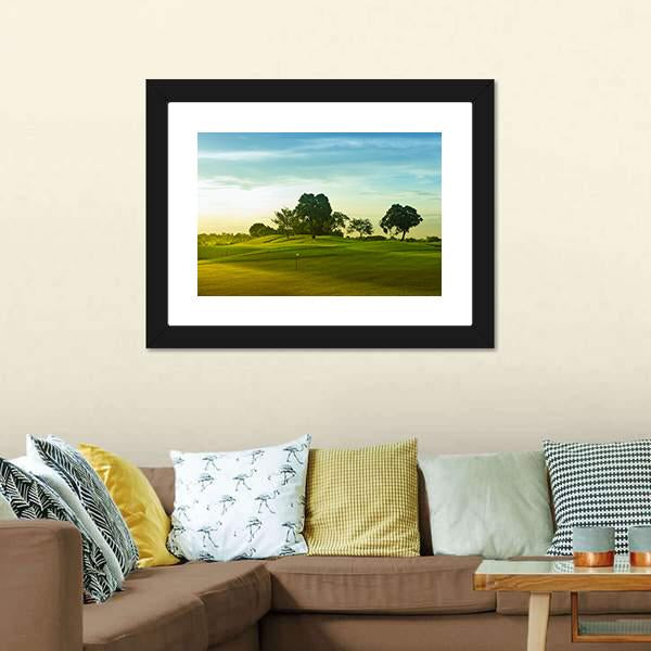Golf Course Philippines Canvas Wall Art-3 Horizontal-Gallery Wrap-25&quot; x 16&quot;-Tiaracle