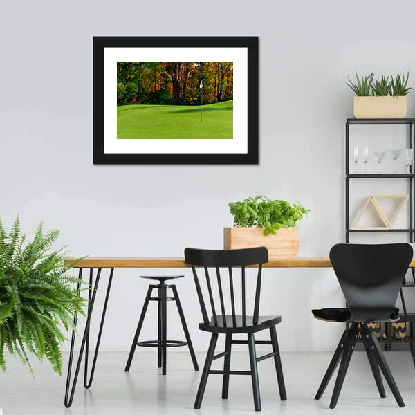 Golf Course Putting Green Canvas Wall Art-3 Horizontal-Gallery Wrap-25&quot; x 16&quot;-Tiaracle