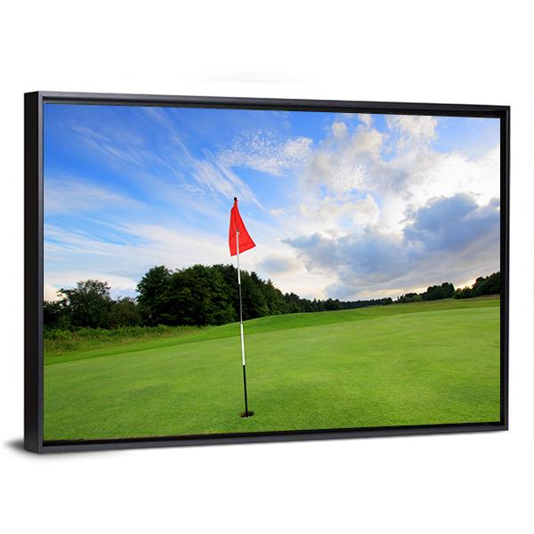 Golf Course Scotland Canvas Wall Art-3 Horizontal-Gallery Wrap-25&quot; x 16&quot;-Tiaracle