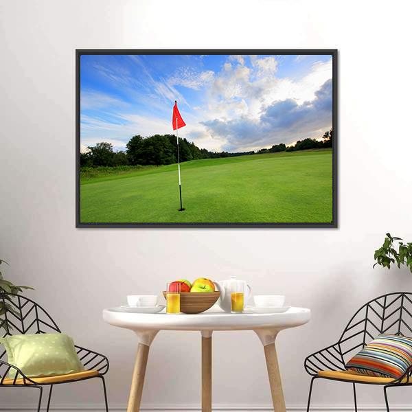 Golf Course Scotland Canvas Wall Art-3 Horizontal-Gallery Wrap-25&quot; x 16&quot;-Tiaracle