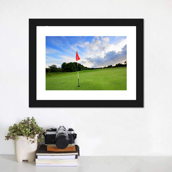 Golf Course Scotland Canvas Wall Art-1 Piece-Framed Print-20&quot; x 16&quot;-Tiaracle