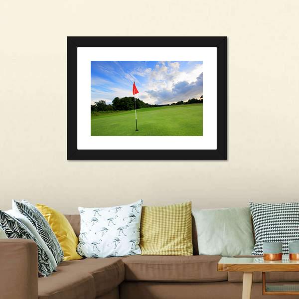 Golf Course Scotland Canvas Wall Art-3 Horizontal-Gallery Wrap-25&quot; x 16&quot;-Tiaracle