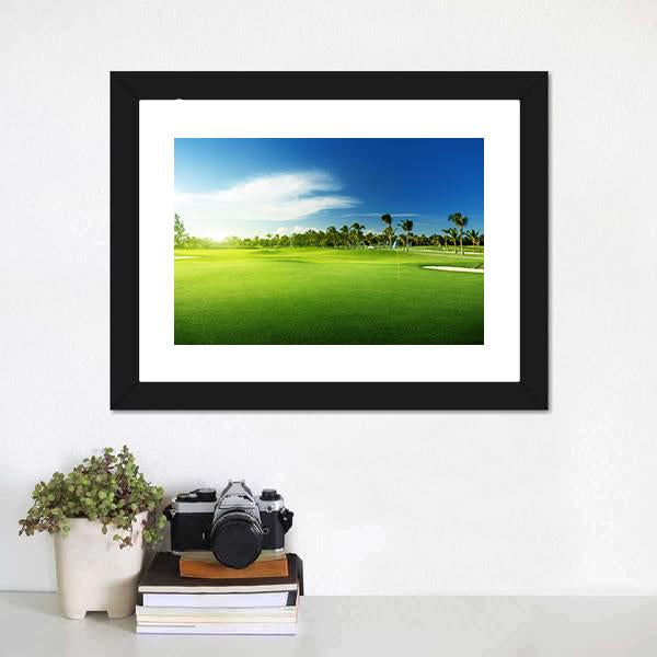 Golf Courses In Dominican Republic Canvas Wall Art-1 Piece-Framed Print-20&quot; x 16&quot;-Tiaracle