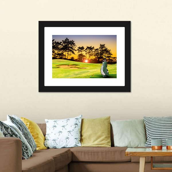 Golf Equipment Canvas Wall Art-5 Horizontal-Gallery Wrap-22" x 12"-Tiaracle