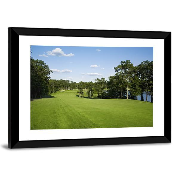 Golf Fairway Canvas Wall Art-3 Horizontal-Gallery Wrap-25&quot; x 16&quot;-Tiaracle