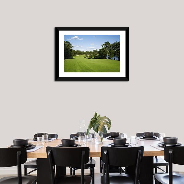 Golf Fairway Canvas Wall Art-3 Horizontal-Gallery Wrap-25&quot; x 16&quot;-Tiaracle