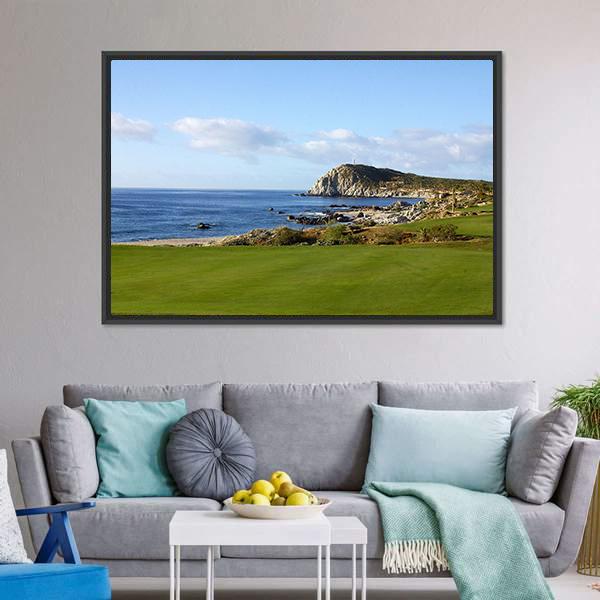 Golf In Los Cabos Canvas Wall Art-3 Horizontal-Gallery Wrap-25" x 16"-Tiaracle