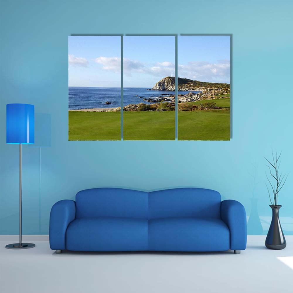 Golf In Los Cabos Canvas Wall Art-3 Horizontal-Gallery Wrap-37" x 24"-Tiaracle