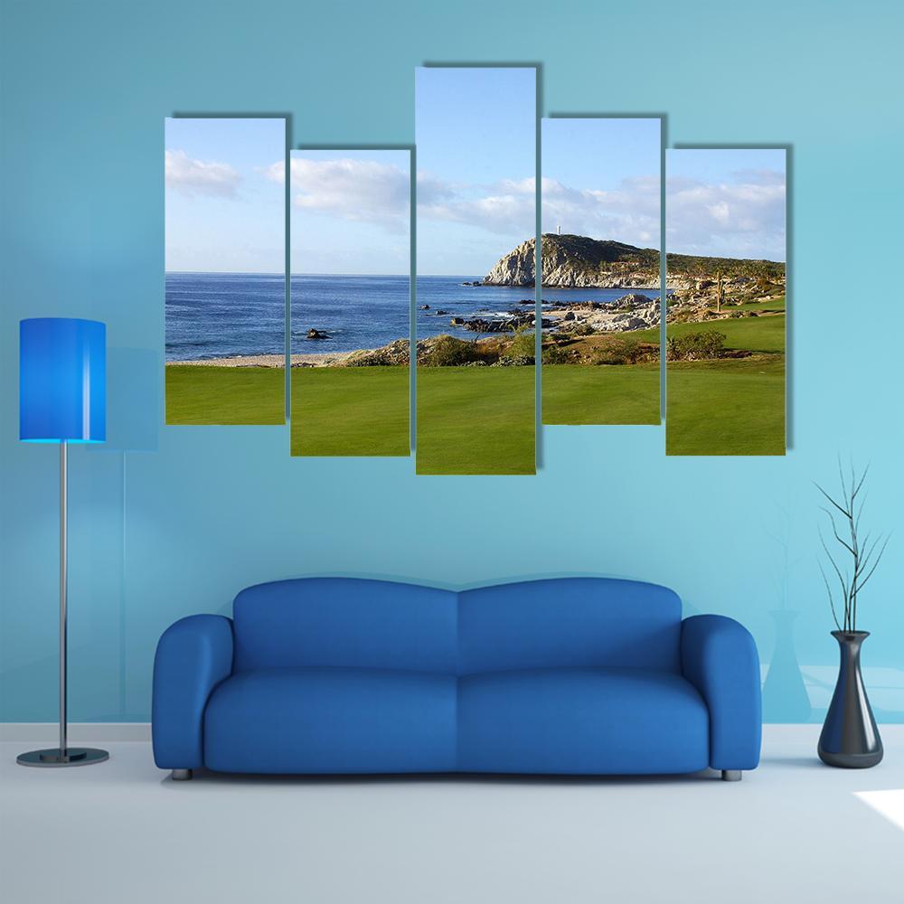 Golf In Los Cabos Canvas Wall Art-5 Pop-Gallery Wrap-47" x 32"-Tiaracle