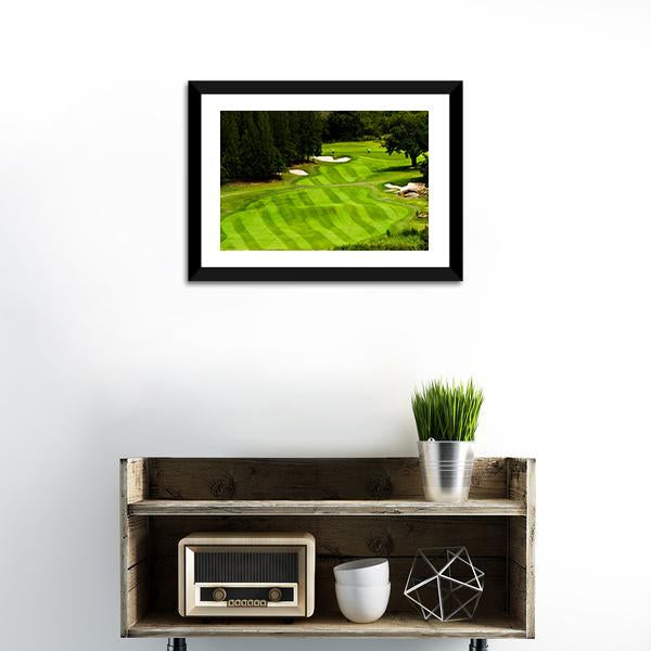 Golf Land Canvas Wall Art-1 Piece-Framed Print-20&quot; x 16&quot;-Tiaracle