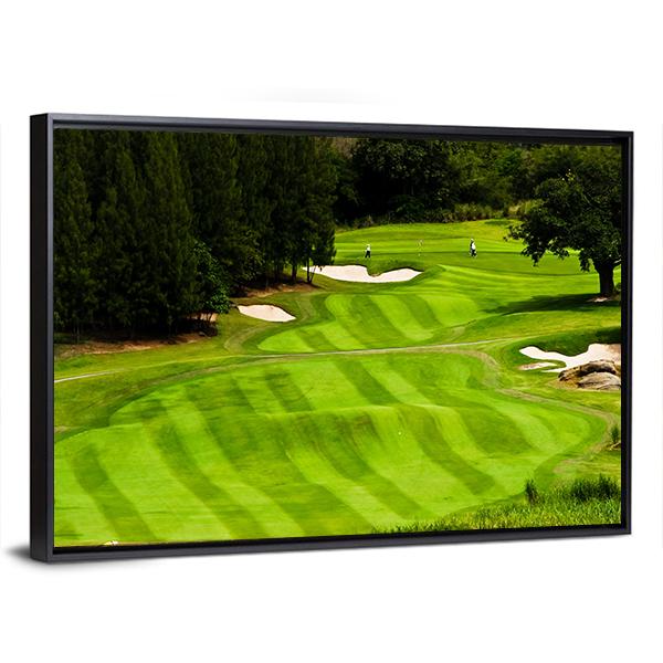 Golf Land Canvas Wall Art-3 Horizontal-Gallery Wrap-25&quot; x 16&quot;-Tiaracle