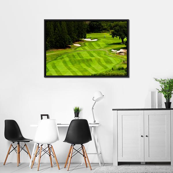Golf Land Canvas Wall Art-3 Horizontal-Gallery Wrap-25&quot; x 16&quot;-Tiaracle