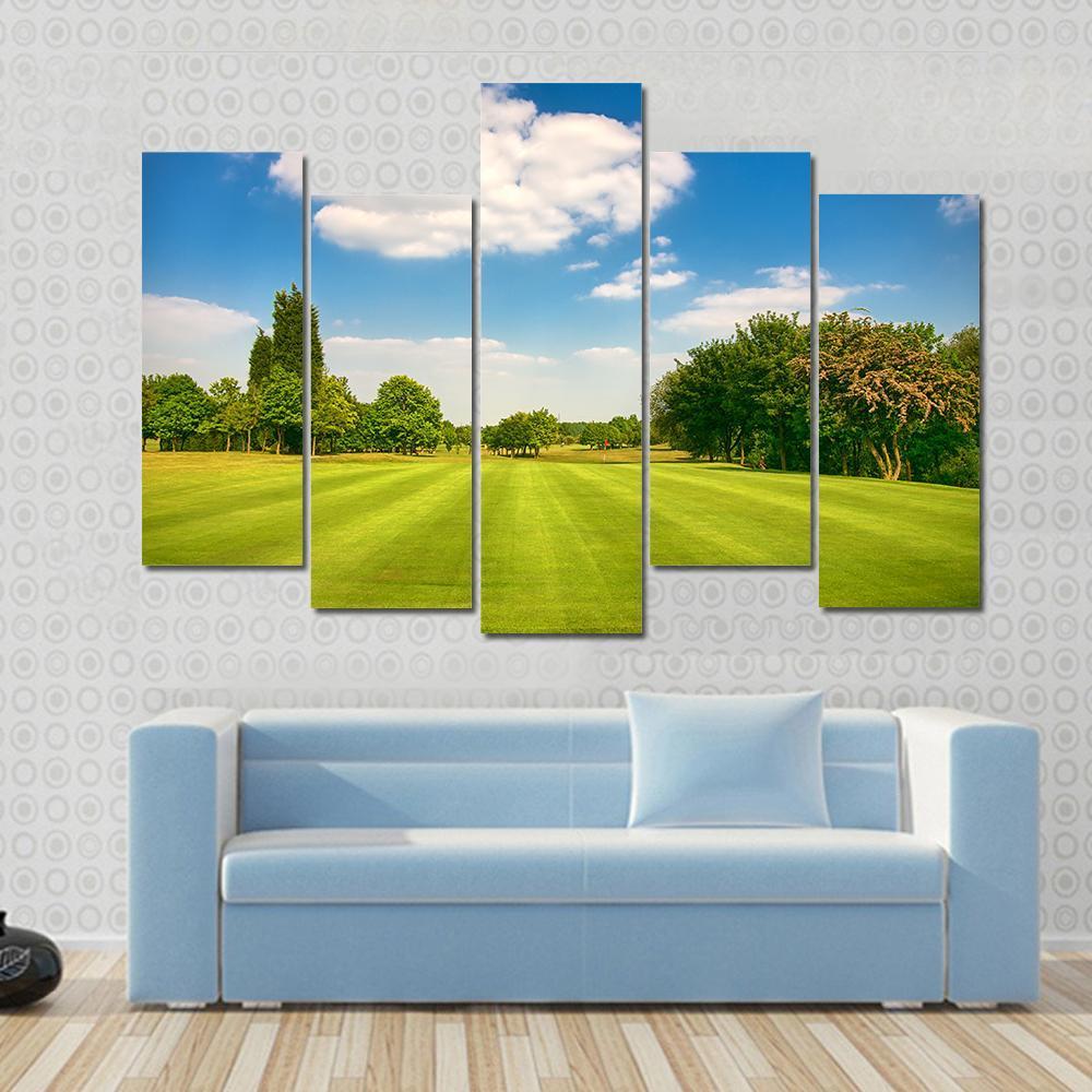 Golf Park Yorkshire UK Canvas Wall Art-4 Pop-Gallery Wrap-50" x 32"-Tiaracle
