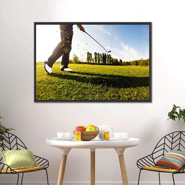 Golf Shot Canvas Wall Art-3 Horizontal-Gallery Wrap-25&quot; x 16&quot;-Tiaracle