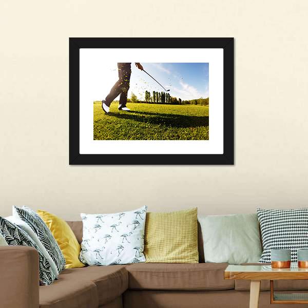 Golf Shot Canvas Wall Art-3 Horizontal-Gallery Wrap-25&quot; x 16&quot;-Tiaracle