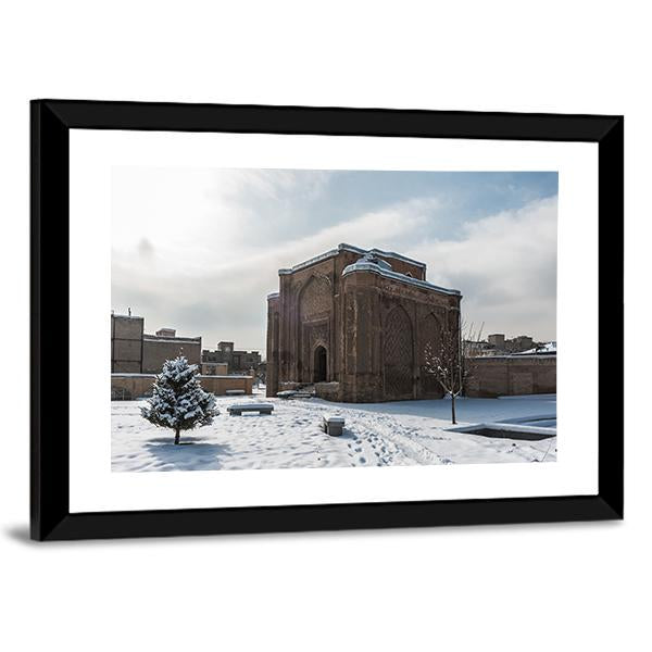 Gonbade Alavian In Winter Canvas Wall Art-3 Horizontal-Gallery Wrap-25" x 16"-Tiaracle