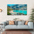 Gorg Blau Artifical Lake Canvas Wall Art-5 Horizontal-Gallery Wrap-22" x 12"-Tiaracle
