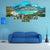 Gorg Blau Reservoir Canvas Wall Art-4 Pop-Gallery Wrap-50" x 32"-Tiaracle